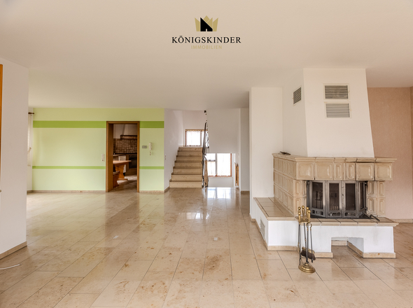 ...und offenen Kamin...