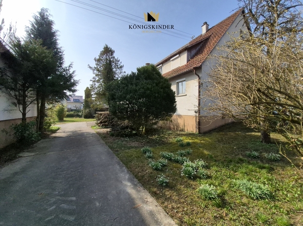 Grundstück von hinten