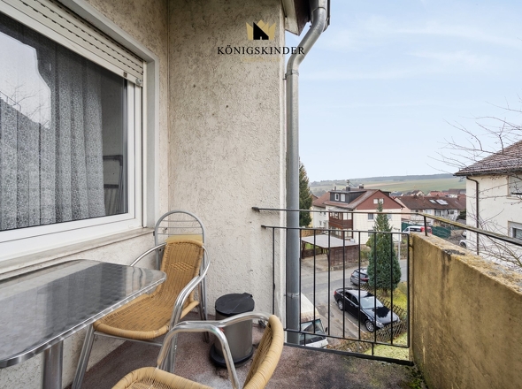 gemütlicher Balkon