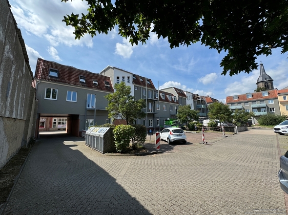 Innenhof Zufahrt Tiefgarage