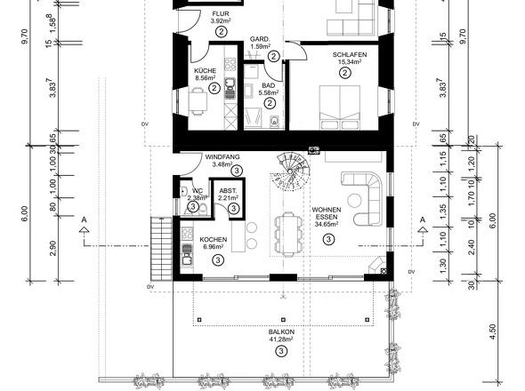  Grundriss Obergeschoss