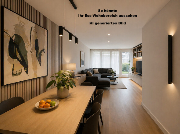 KI Bild Ess-Wohnbereich