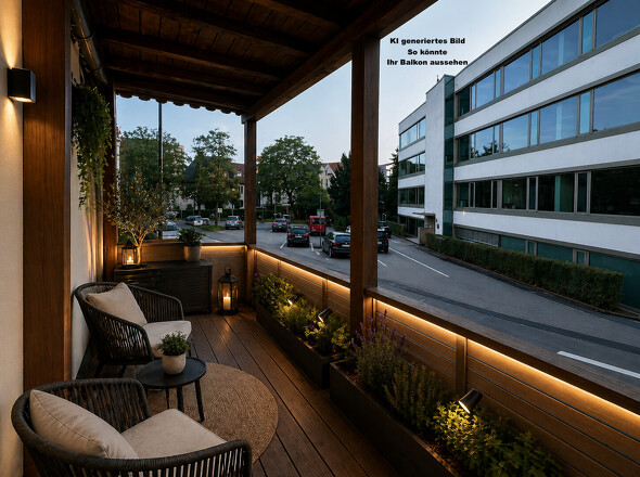KI Bild Balkon
