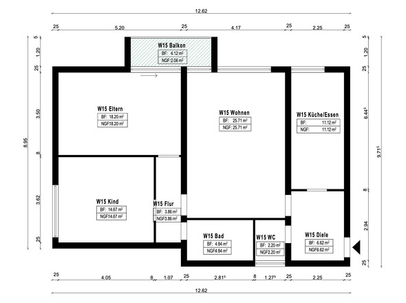 Grundriss_WHG_In den Grundmatten 2, 79618 Rheinfelden