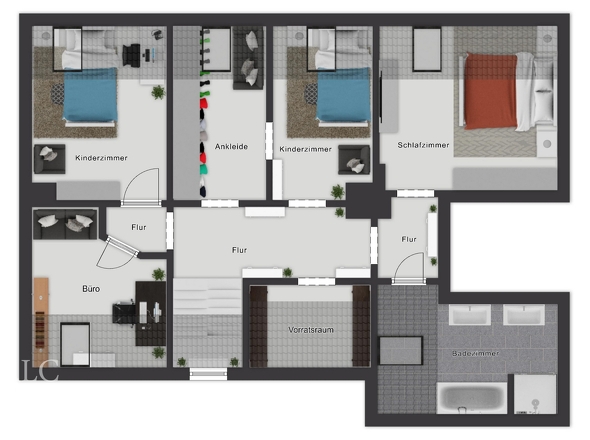 Grundriss Dachgeschoss