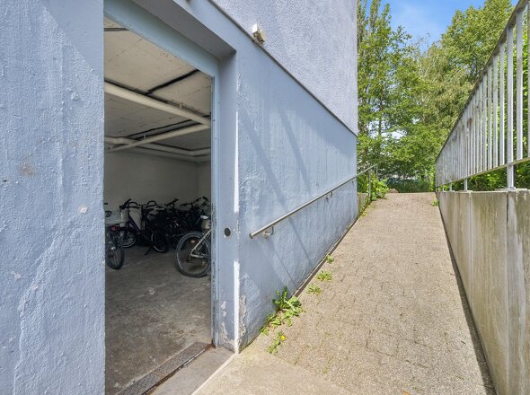 Barrierefreier Zugang durch Fahrradkeller