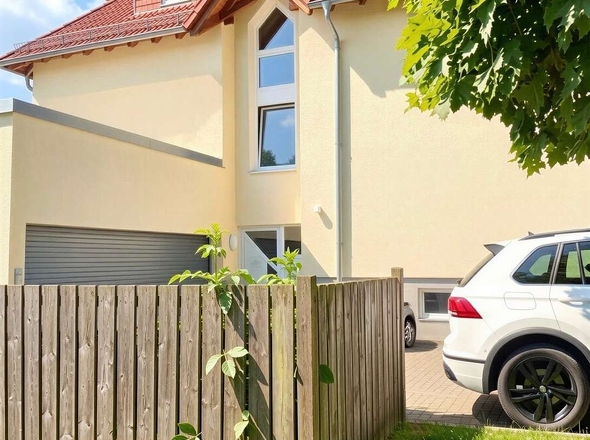 Hausansicht Eingangsbereich