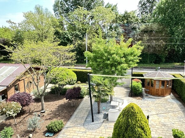 Garten im Frühling