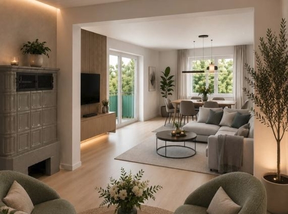 EG Wohnzimmer KI-generiert