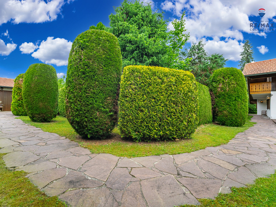 Garten mit Hausblick
