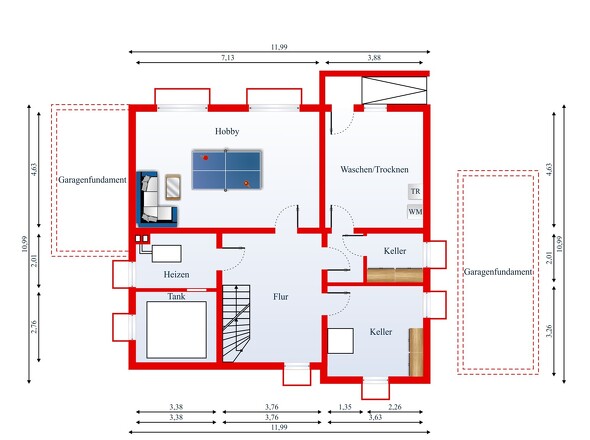 Grundriss UG