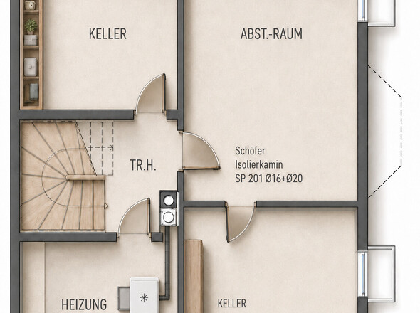 Grundriss UG 