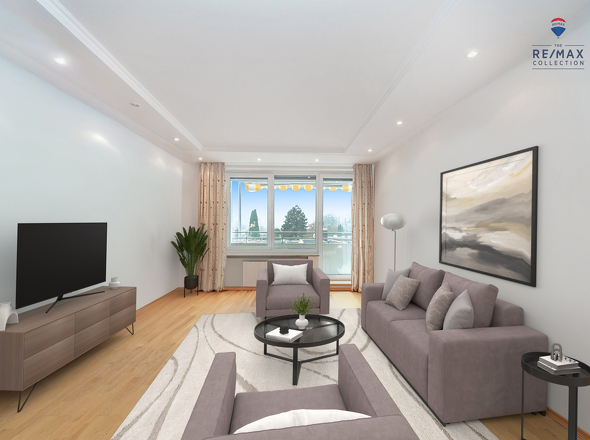 virtual Staging - Wohnzimmer