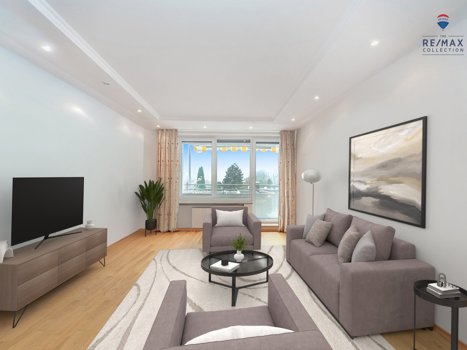 virtual Staging - Wohnzimmer
