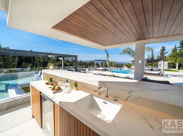 outdoor kitchen