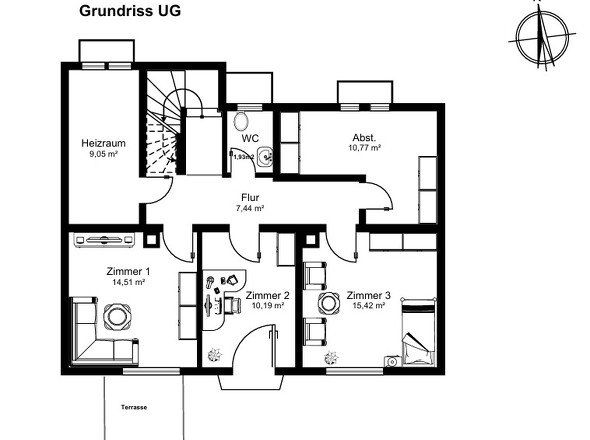 Grundriss UG