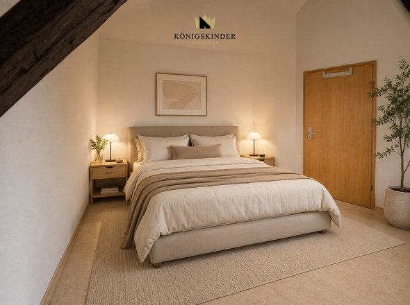 Schlafzimmer KI-Visualisierung