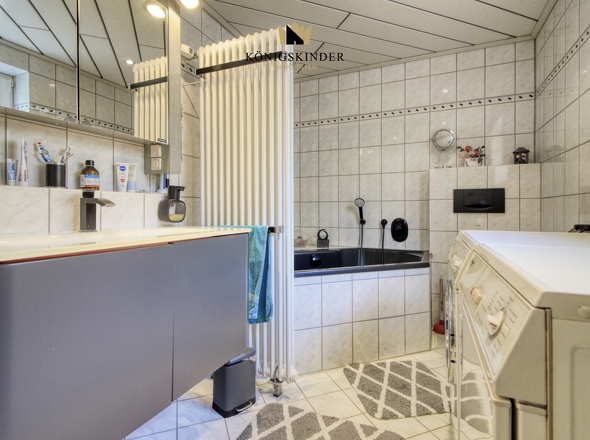 ...zum zeitlosen Badezimmer
