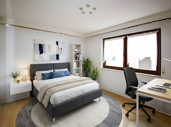 Schlafzimmer (Visualisierung)