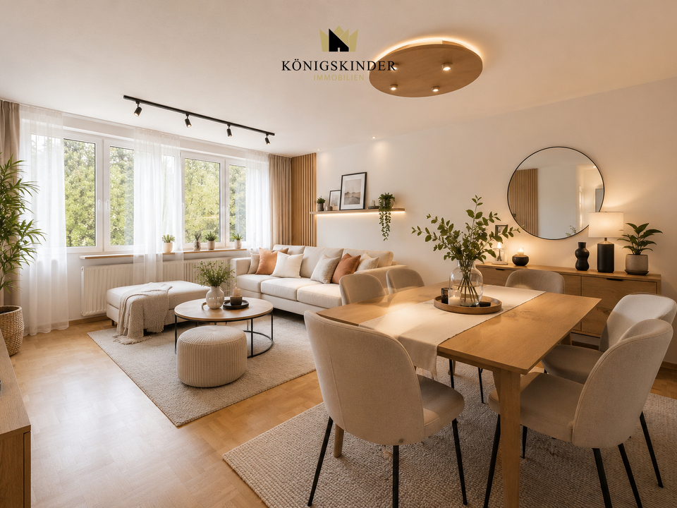 Wohnzimmer - KI VISUALISIERUNG 