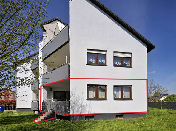 Rückansicht Gebäude