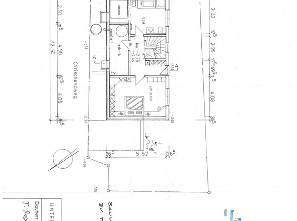 Grundriss Untergeschoss