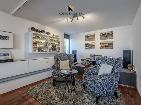 Besprechung, Rückzug, Relax: Office-Lounge.