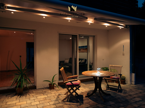 Terrasse am Abend