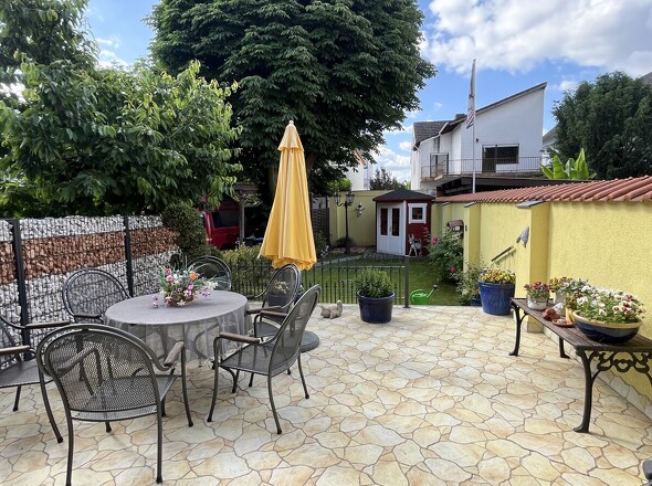 Terrasse...