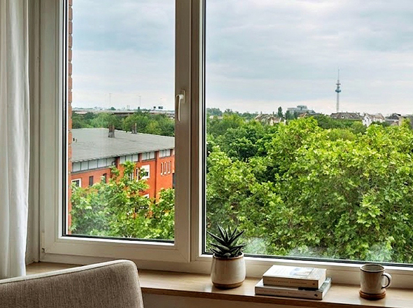 Aussicht ins Grüne 