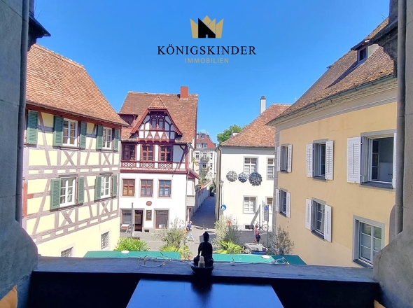 Blick vom Balkon