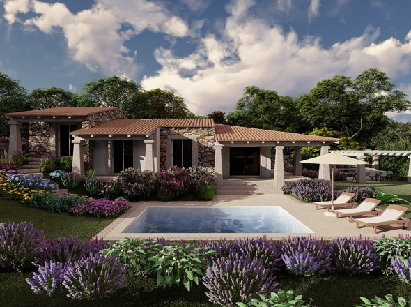 Villa mit Schwimmbad