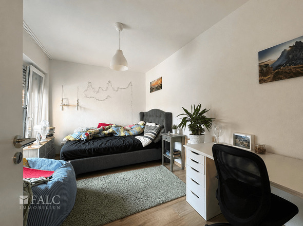 Schlafzimmer - persönliche Gegenstände per KI entfernt