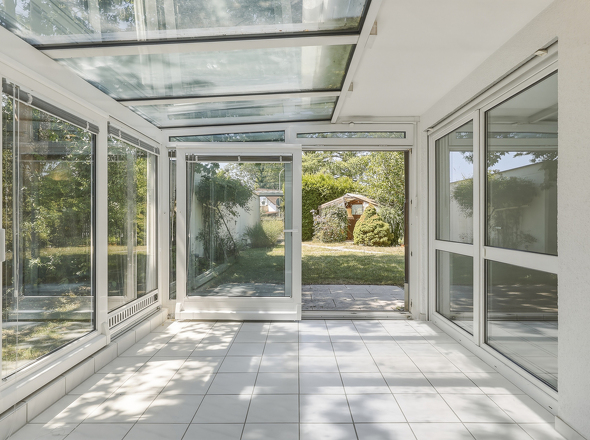 überdachte Terrasse