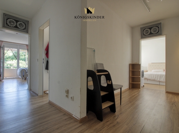 heller Eingang in die Wohnung 