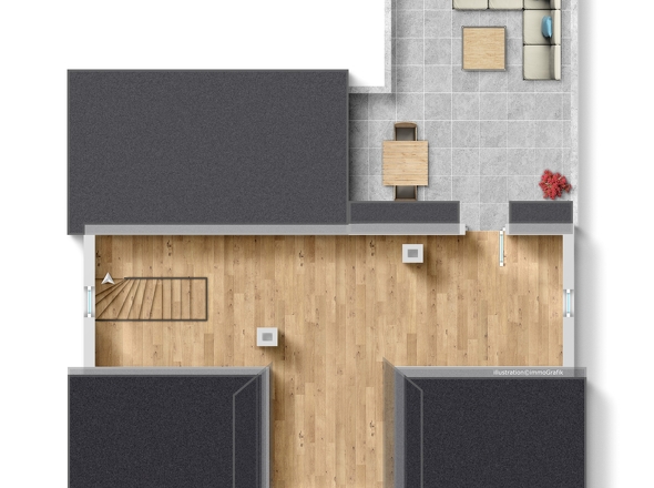 Grundriss DG 2