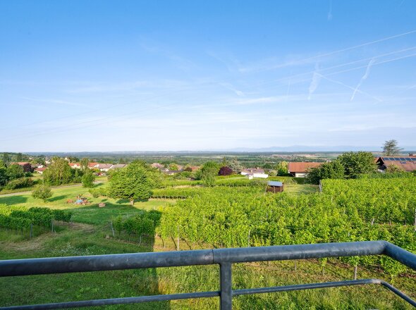 Aussicht vom Balkon