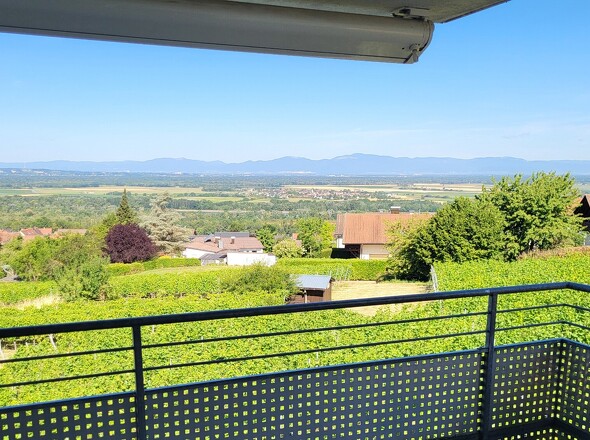 Ausblick vom Balkon