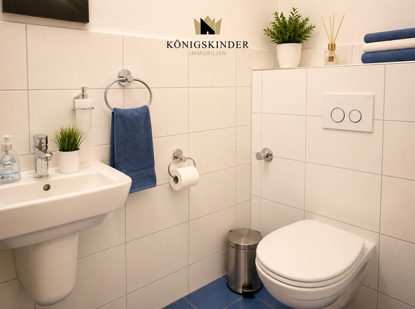 Separates WC für zusätzlichen Komfort im Alltag