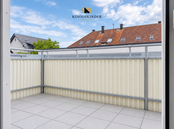Sonniger Balkon