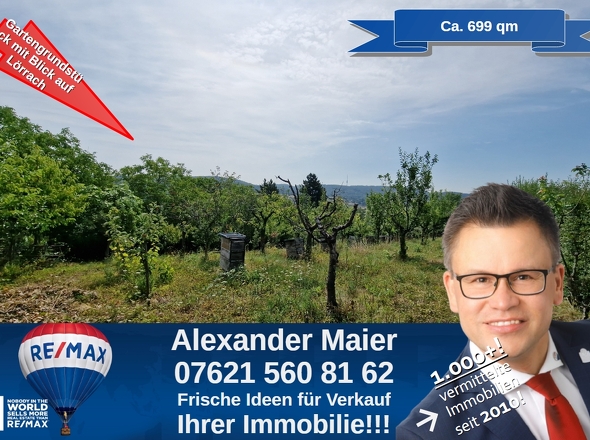 Blick Grundstück