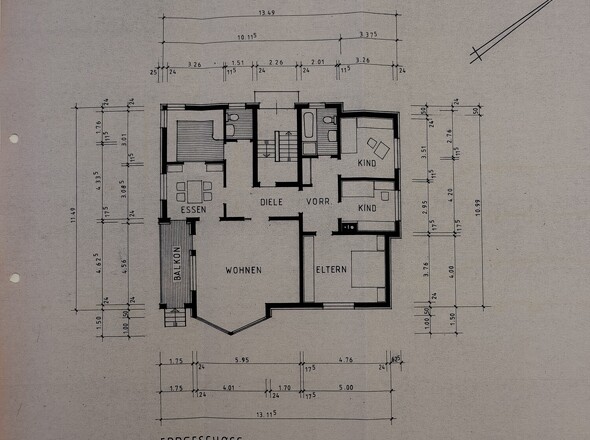 EG_Bemaßter Grundriss_Erdgeschoss