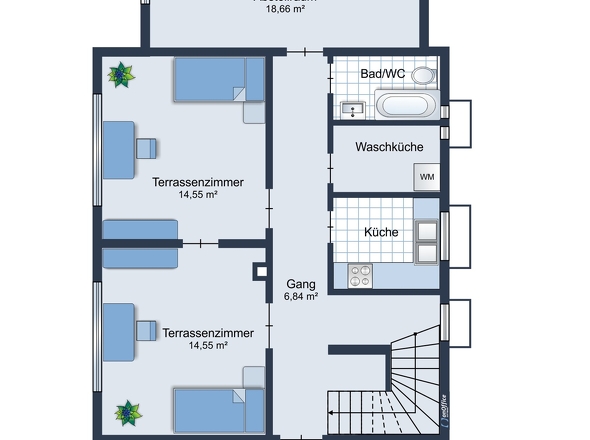 Grundriss Terrassengeschoss